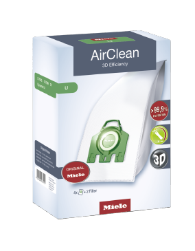 Miele U AirClean 3D Vacuum Bags and Filter