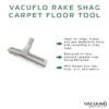 Vaccuflo rake shag carpet floor tool hp 8068g info 100x100