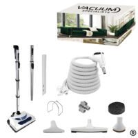 RELIABLE Central Vacuum Accessory Kit - Free Hose Cover