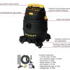 Stanley Wet/Dry Vacuum, 8 Gallon, 5.0 Peak HP 3