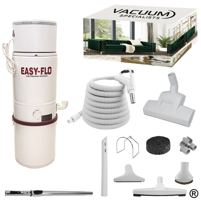 Easy flo 1500 central vacuum with floor kit package 1 700x700