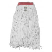 Flat mop head 70 cotton 30 synthetic 20 oz 550 g white 200x200