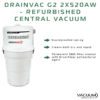 DrainVac Generation 2 Central Vacuum 2X520AW – Refurbished 2