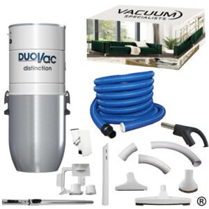 DuoVac Distinction with Hide-A-Hose Retractable Hose Accessory & Installation Kit