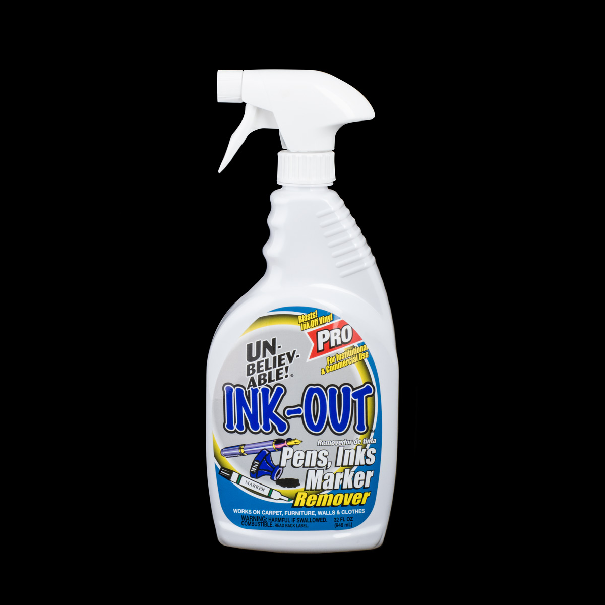 Unbelievable!® Ink-Out - Ink Remover - 32 fl. oz Container - The Butler  Corporation