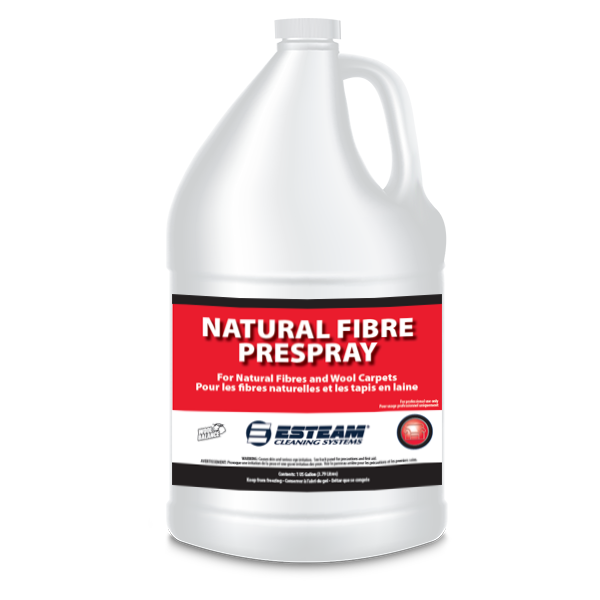Natural fiber prespray