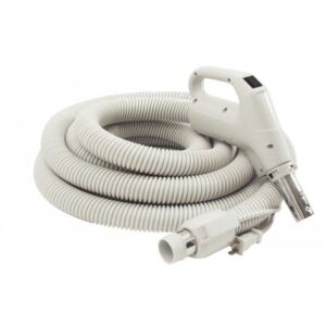 Electrical hose for central vacuum 35 10 m 1 1 4 32 mm dia grey gas pump handle on off button power nozzle compatible button lock plastiflex sz130114035bcu 300x300