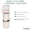Easy flo 1500 central vacuum 100x100