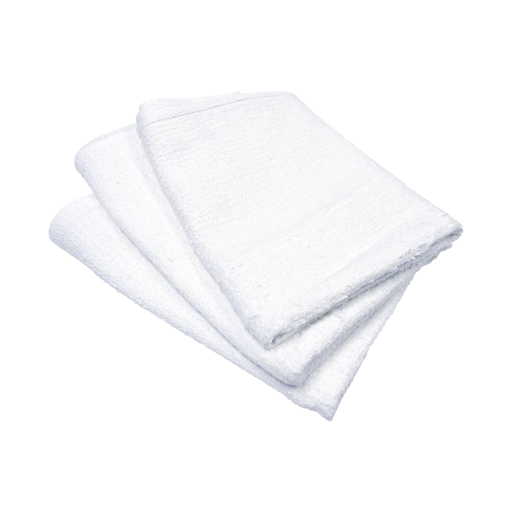 B Quality White All Purpose Terry Towels 642/case – Vacuum Specialists