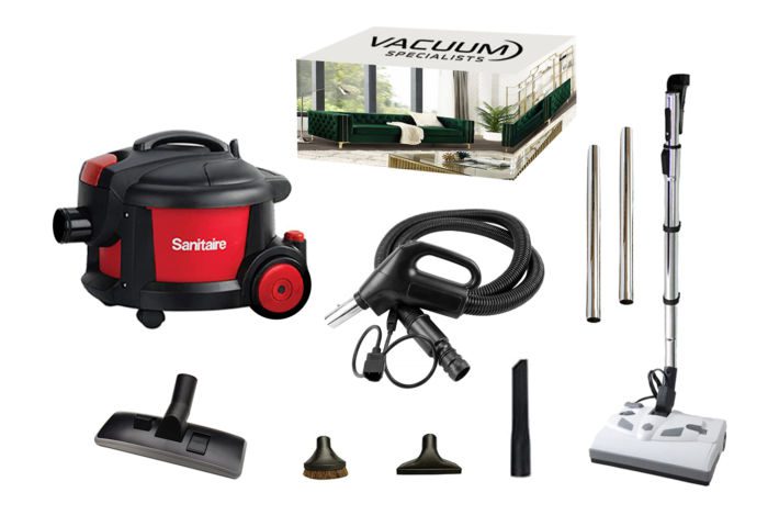 Sanitaire SC3700 Canister Vacuum With Lindhaus PB12E 12” Powerhead Kit