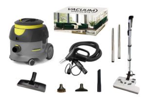 Karcher T12/1 Commercial Canister Vacuum #13551270 With Lindhaus PB14E 15” Powerhead Kit