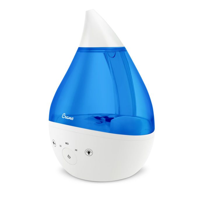 Top Fill Drop Humidifier – Blue/White