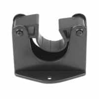 Plastic wall support for wand black 200x200