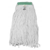 Flat mop head 70 cotton 30 synthetic 24 oz 650 g white 200x200