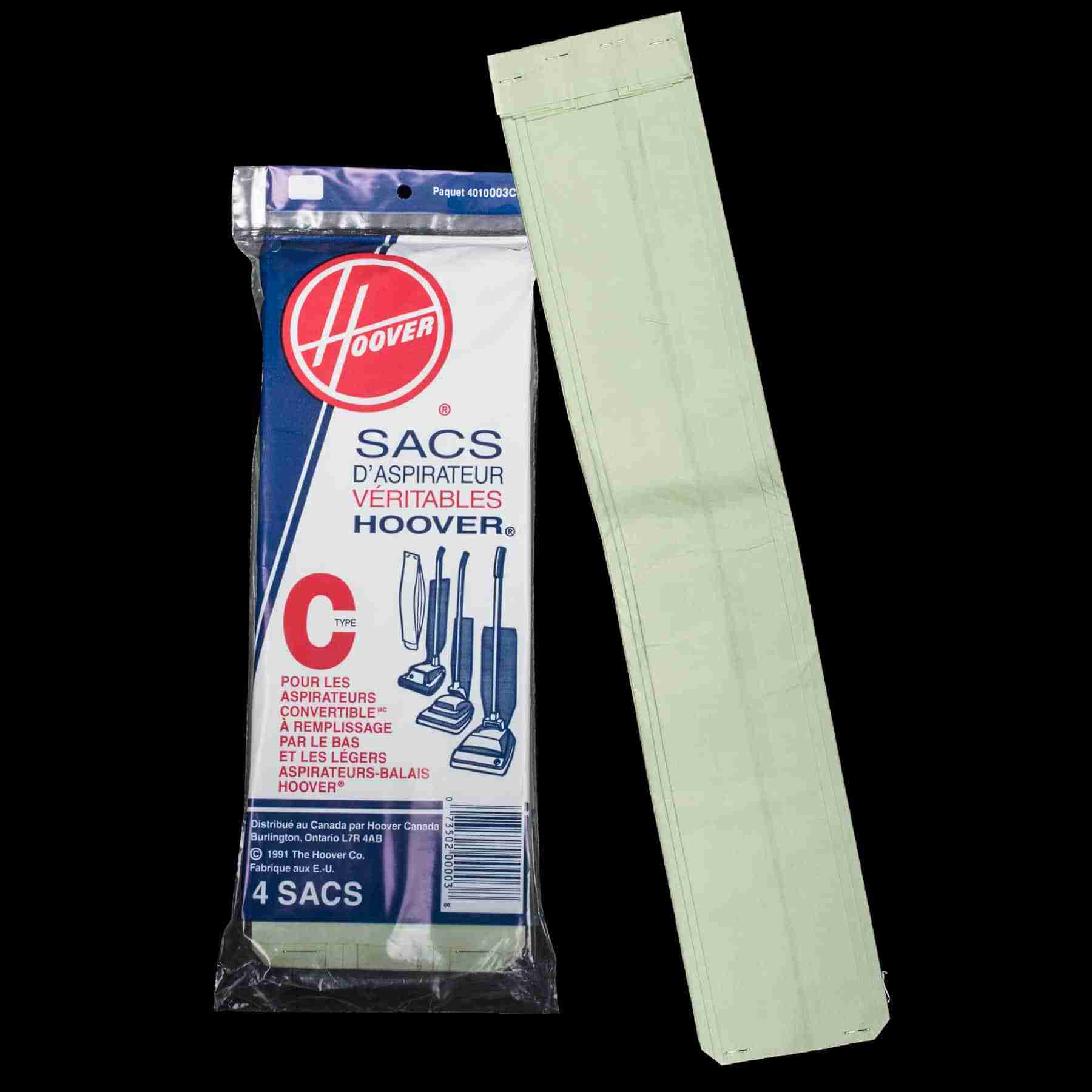 Hoover OEM Style C Upright Paper Bag 4010003C - (Pack of 3) - Image 4