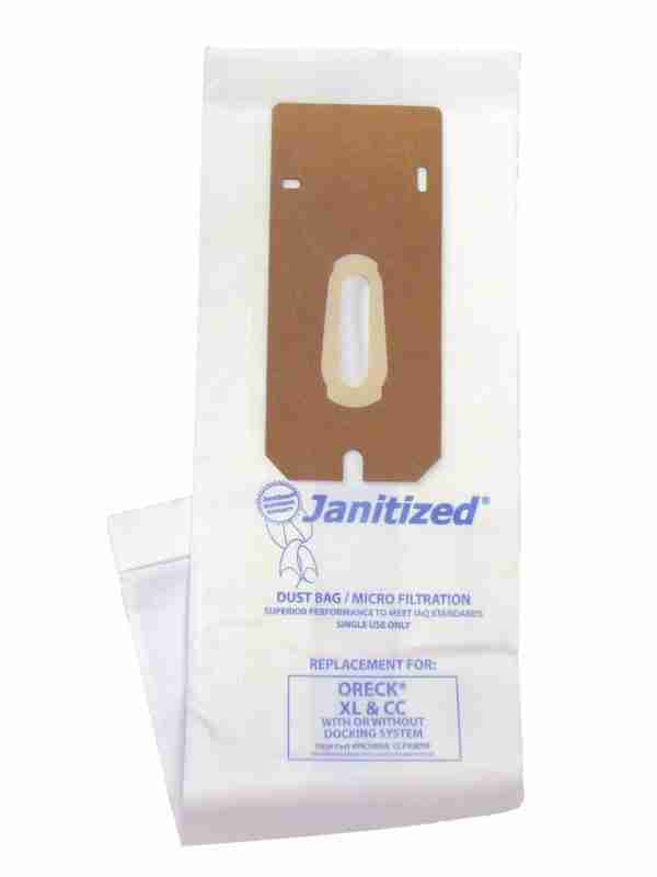 Janitized Upright Paper Bag JAN-ORXLCC-2 - (Pack of 8)