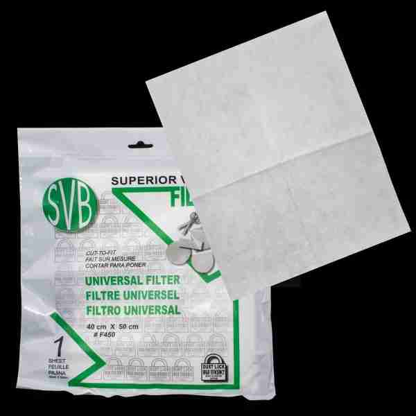 Universal Fitall Microfilter Sheet Trim Cut to Fit Filter 11365