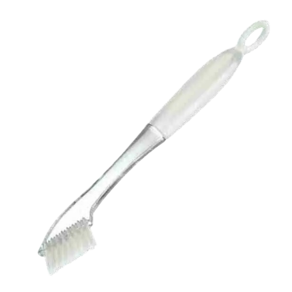 Casabella Grout Brush Translucent 11" Long, Brush 2" Long 1/2" Wide
