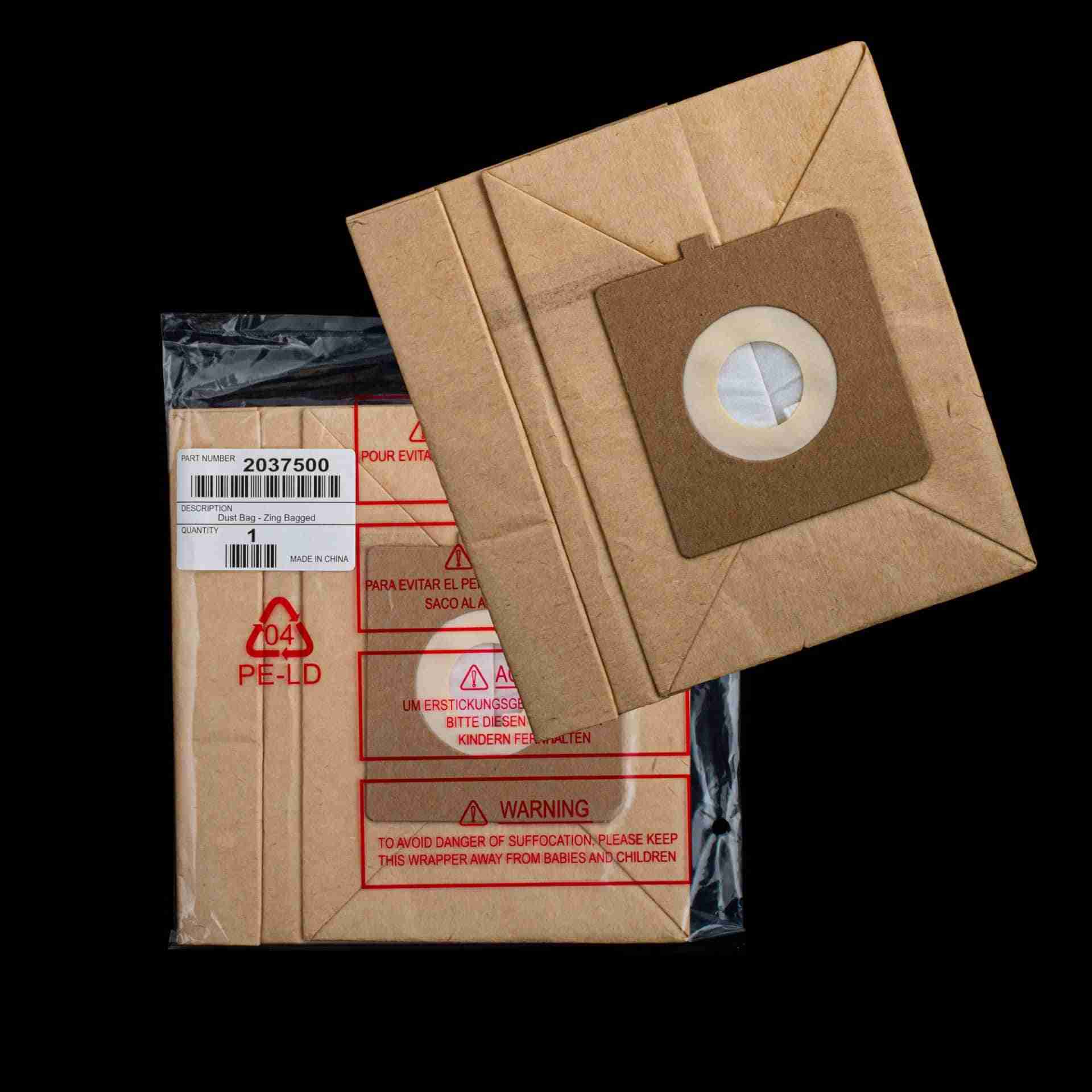 Bissell OEM Zing 22Q3 Canister Paper Bag 2037500 - (Pack of 3) - Image 2