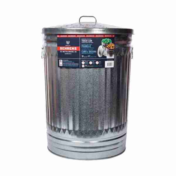 Behrens 117L Garbage Can & Lid