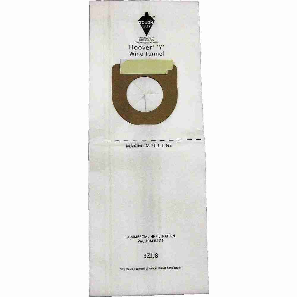 Hoover Style Y Upright Paper Bag 4010100Y - (Pack of 3)