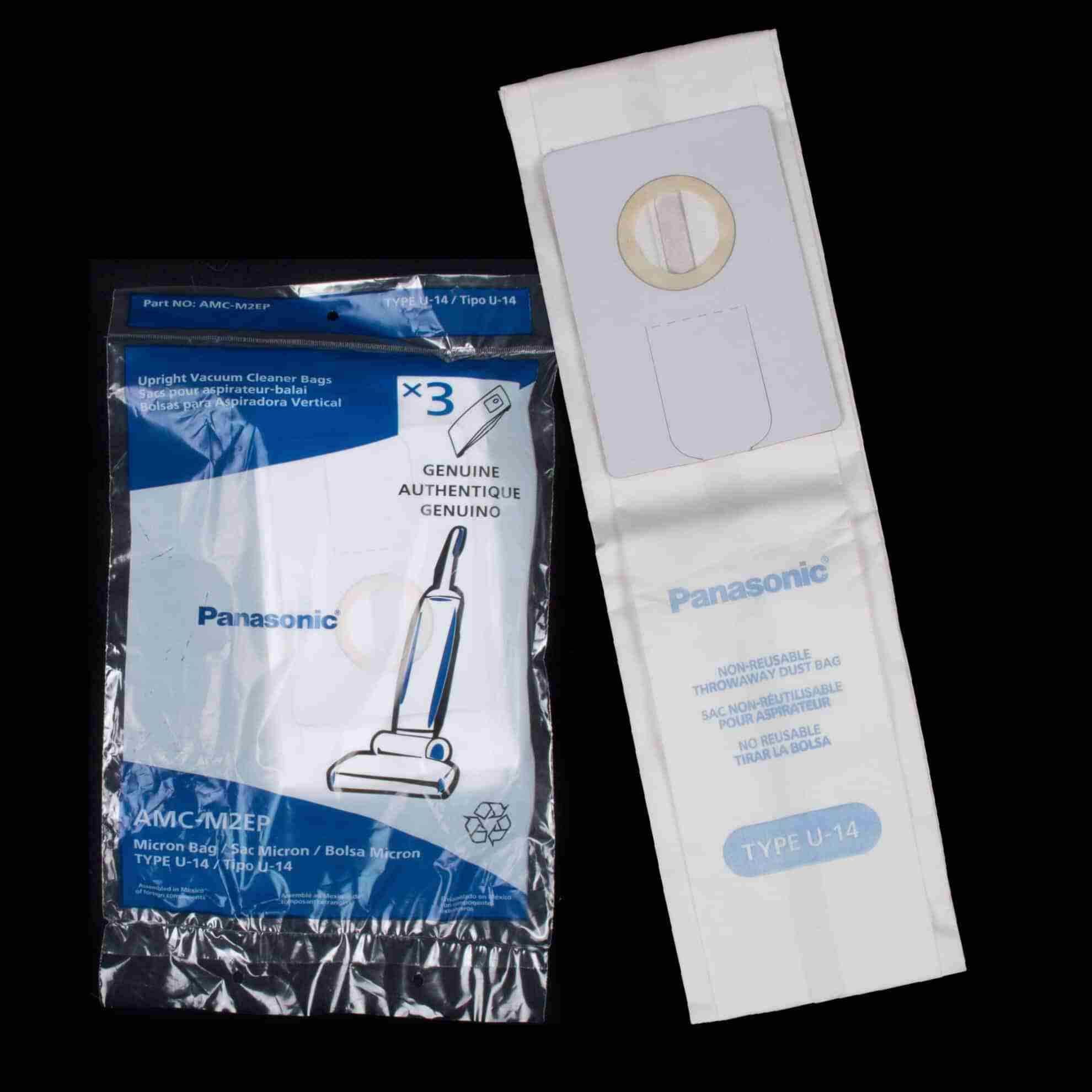 Kenmore / Panasonic 50504 Style Z / U-14 Upright Paper Bag KC16KDKTZ0U0 / AMC-M2EP - (Pack of 3) - Image 2