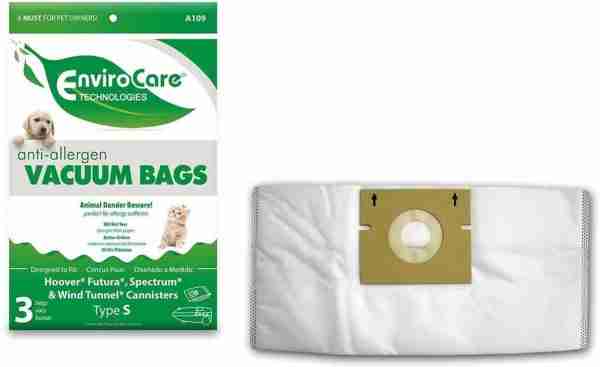 Hoover Style S Canister HEPA Bag 4010808S – (Pack of 3)