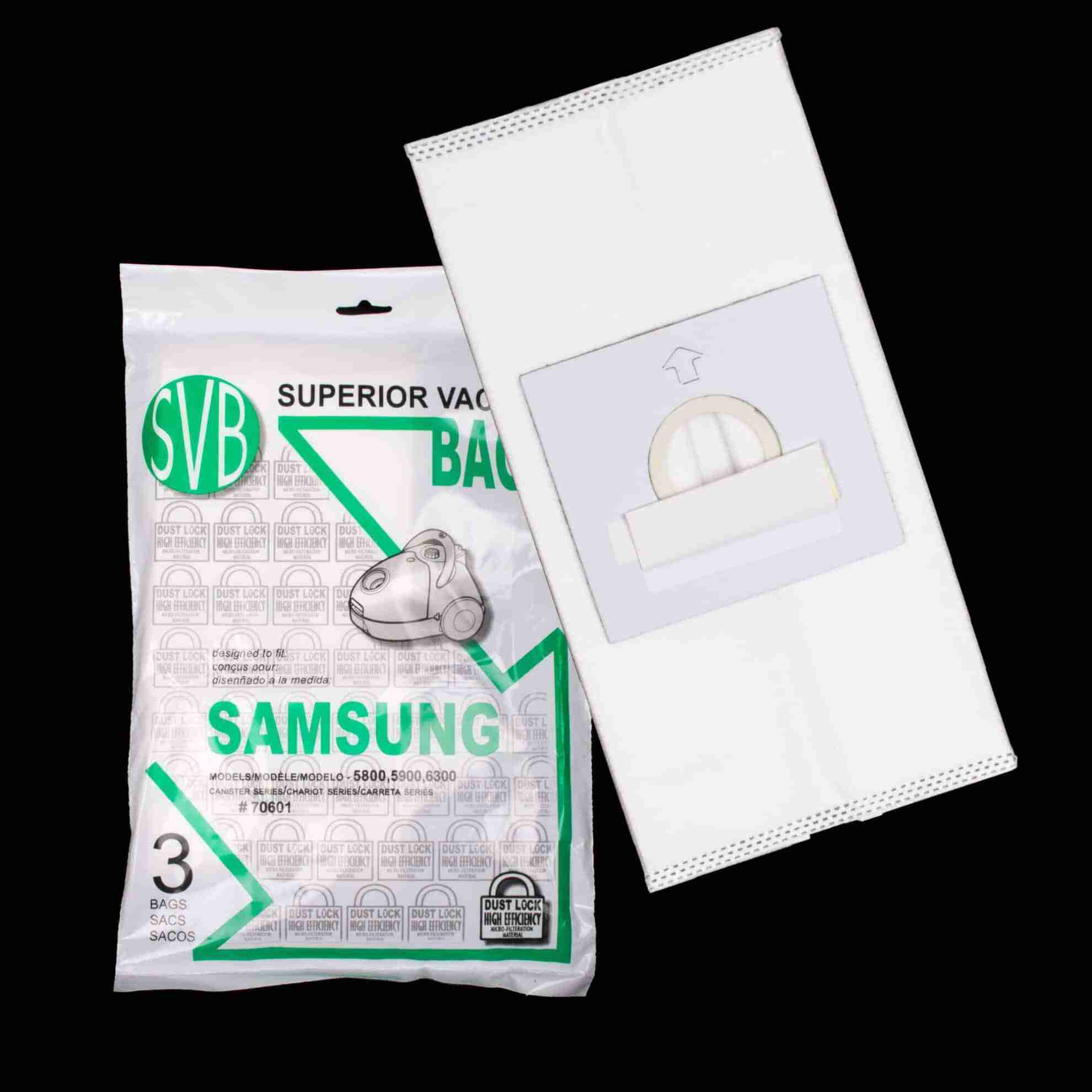 Samsung Canister HEPA Bag 70601 - (Pack of 3)