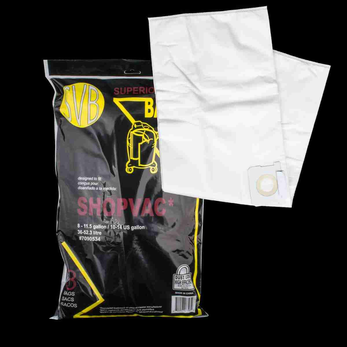 Shop Vac Type F / I Canister HEPA Bag – 10 to 14 Gal 90534H – (Pack of 3)