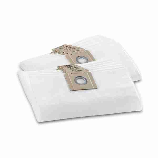 Karcher OEM T10 / T12 Canister FLEECE Bag 69043150 - (Pack of 10)