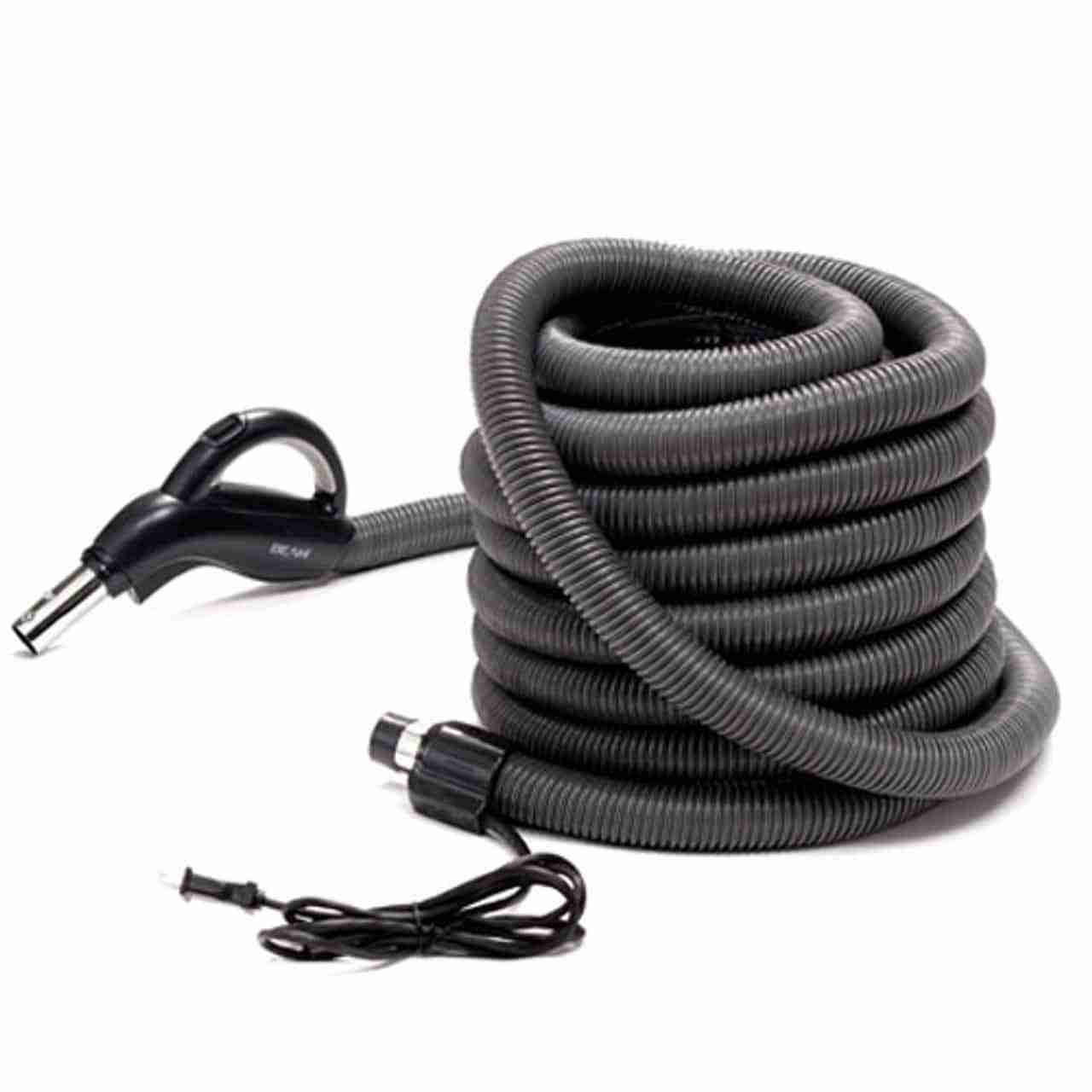 Beam OEM Progression 3-Way On/Off 360° Swivel Central Vacuum Electric Crush Proof Suction Hose