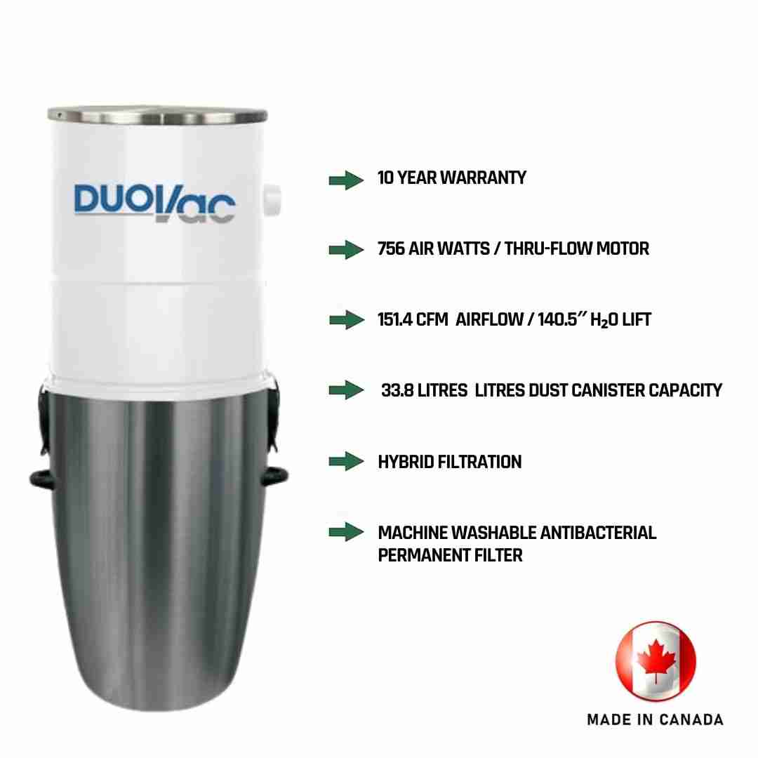 DuoVac Star Central Vacuum Electric Accessory Cleaning Package - Image 2