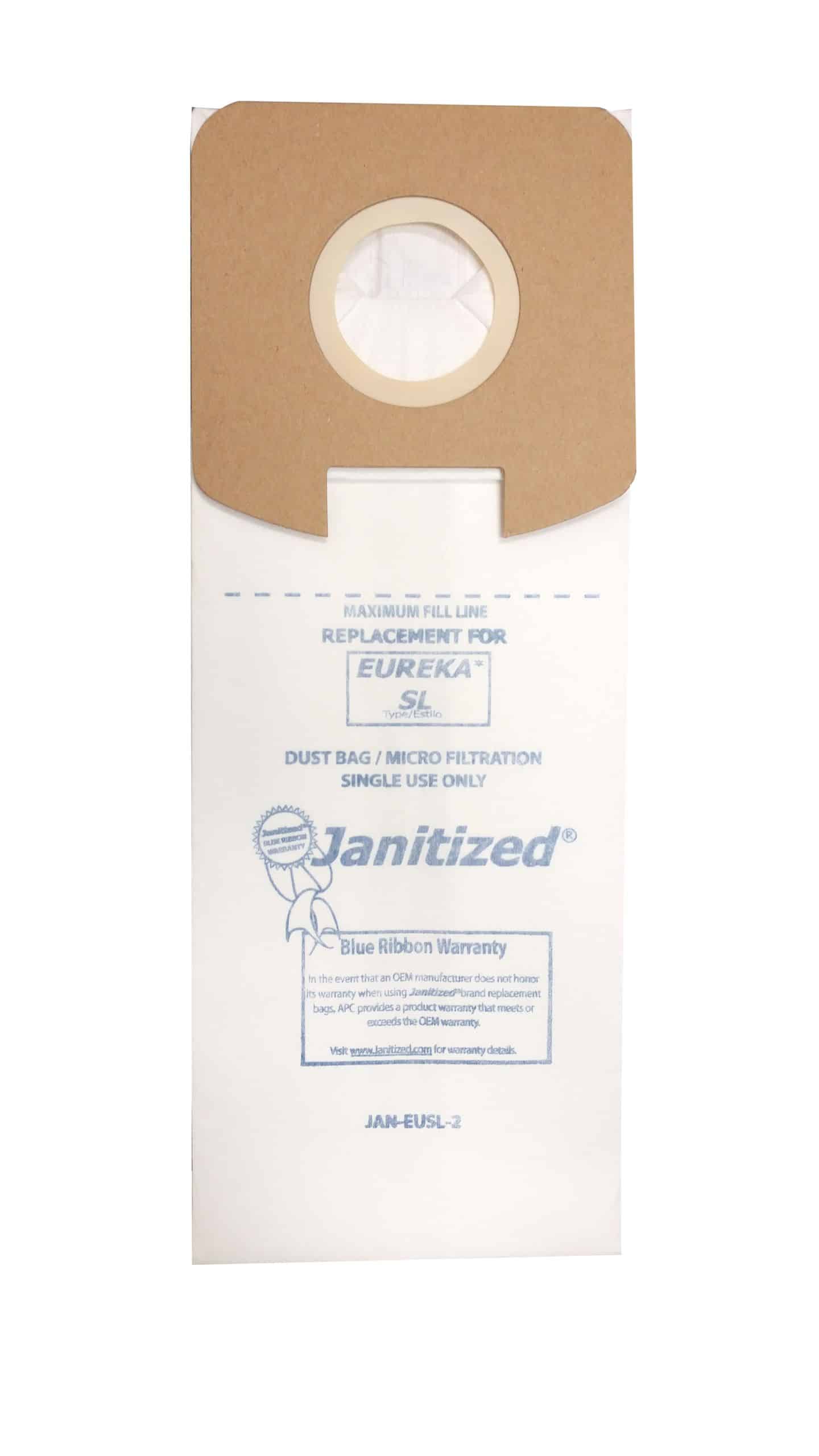 Janitized Upright Paper Bag JAN-EUSL-2 - (Pack of 3)