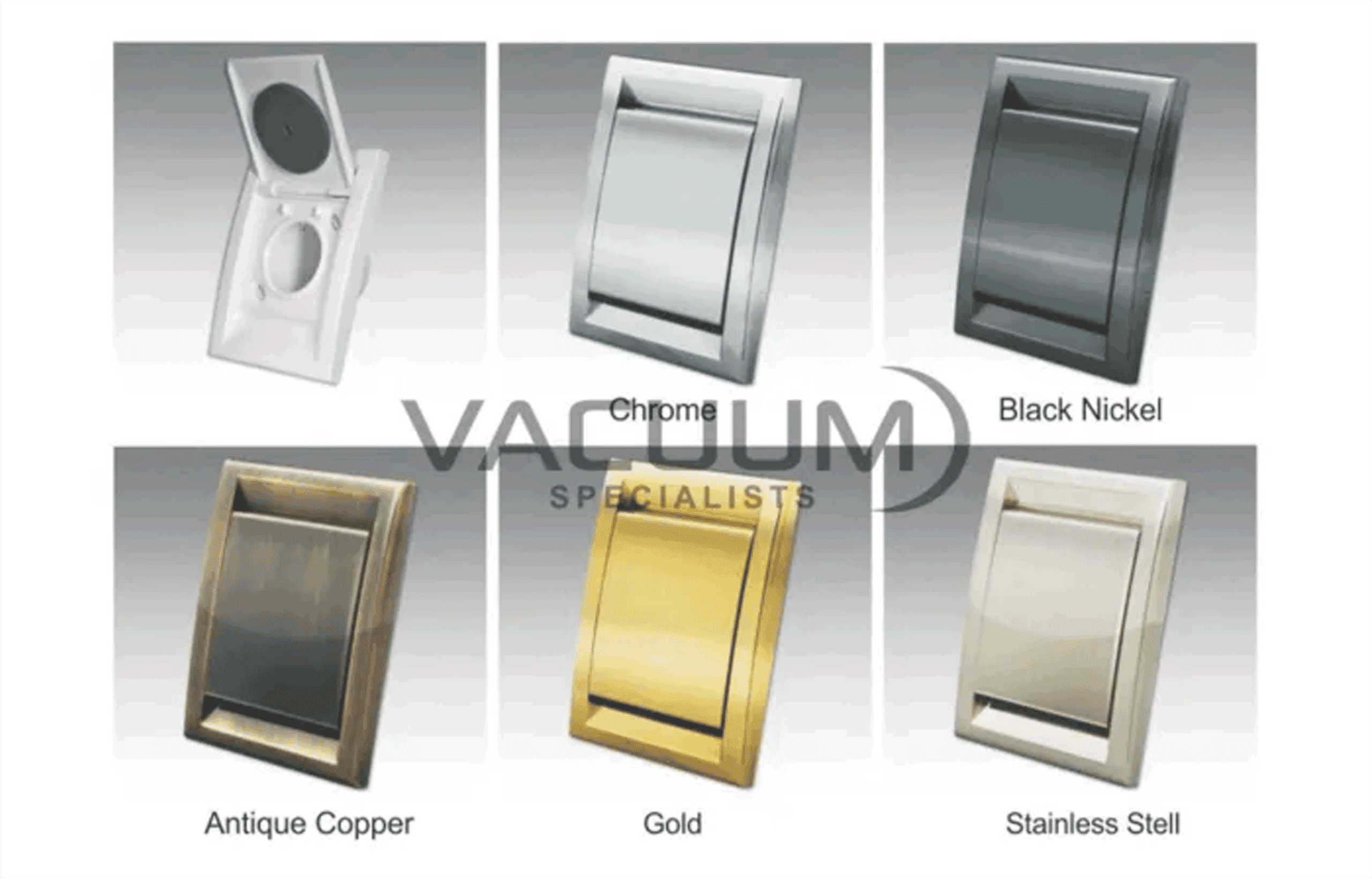 VS Metallic Deco Central Vacuum Inlet Valve