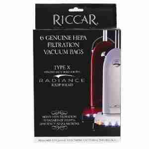 Riccar OEM Radiance Type X Upright HEPA Bag RXH - (Pack of 6)