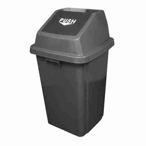 Rectangular Garbage Can with Push Down Lid - 100 L