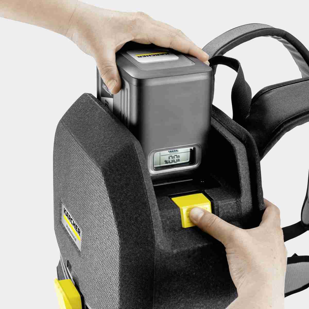 Karcher BVL5/1 BP FLEECE Bagged Cordless Commercial Backpack Vacuum Cleaner - Image 4
