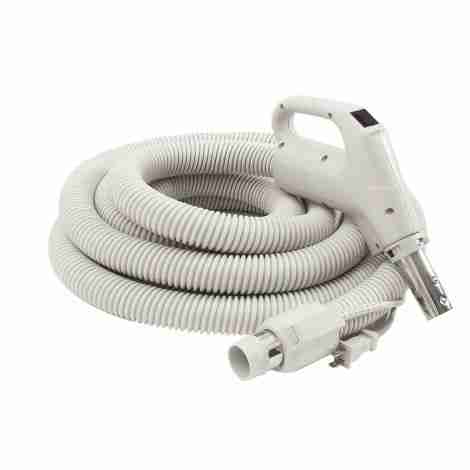 Plastiflex Gas Pump Handle 3-Way On/Off 360° Swivel Central Vacuum Electric Crush Proof Suction Hose