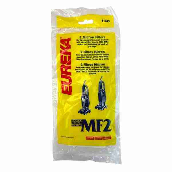 Eureka OEM Style MF-2 Upright Post Motor Exhaust Filter 61845 - (Pack of 2)