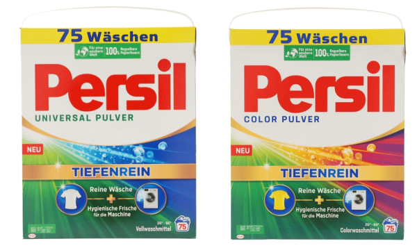 Persil POWDER Laundry Detergent (Universal / Color / Combo Set) - 75 WL / 4.55 Kg Each
