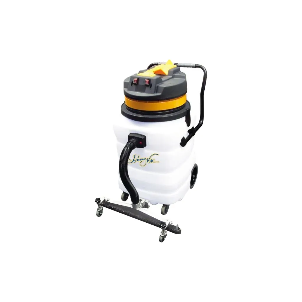 Johnny Vac JV420HD2 Dual Motor Wet & Dry Integrated Squeegee Commercial Canister Vacuum Cleaner