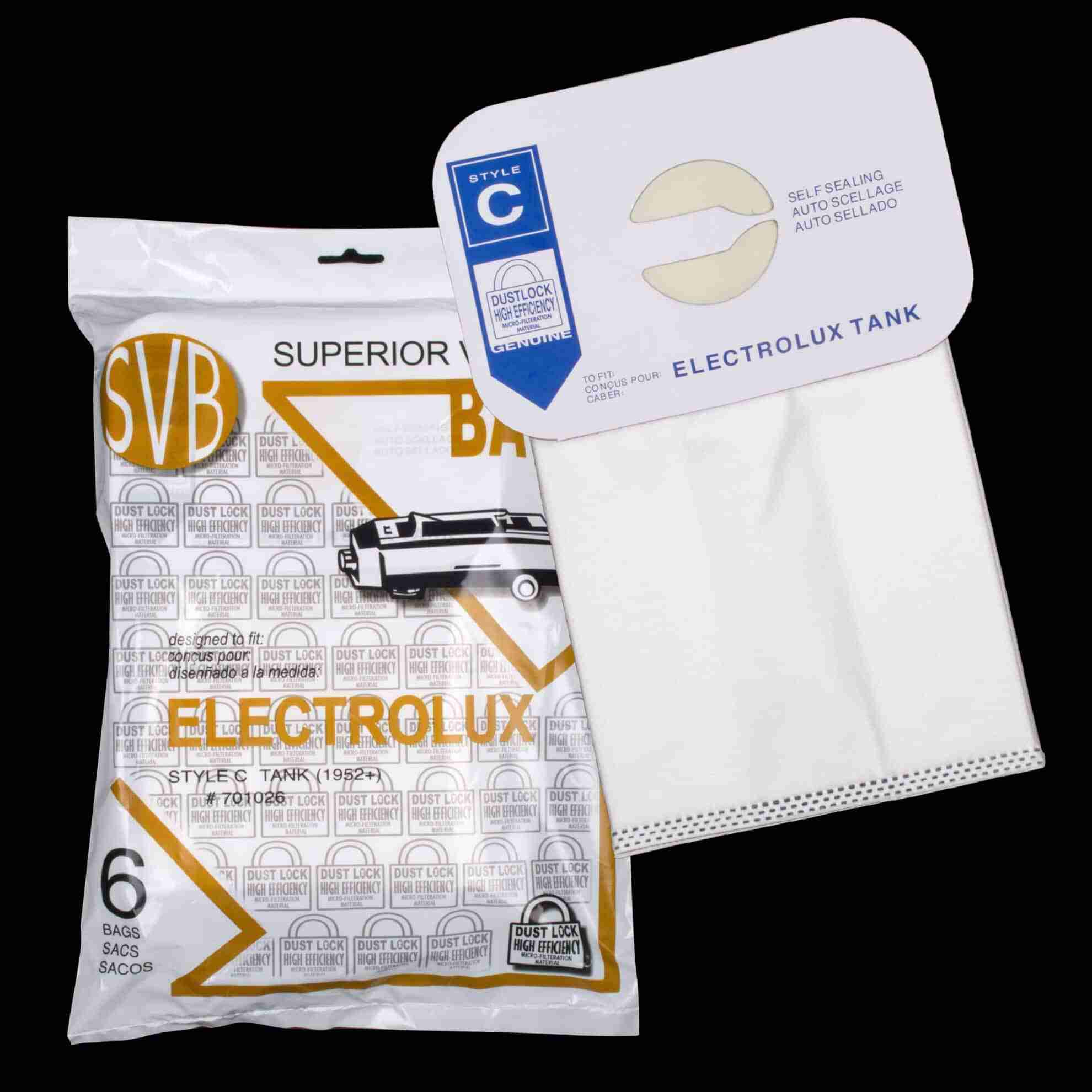 Electrolux Aerus Style C Canister HEPA Bag - (Pack of 6) - Image 2