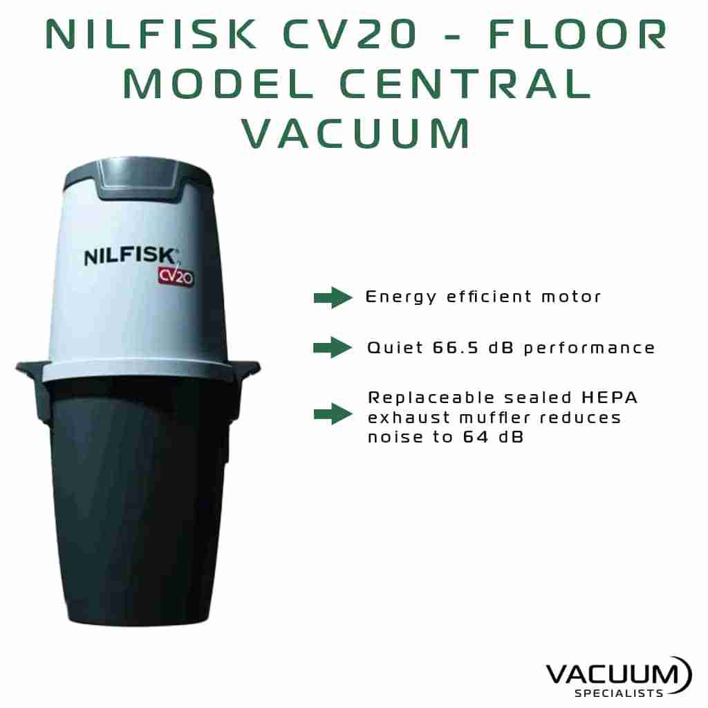 Nilfisk Supreme CV20 Bagged Central Vacuum Unit - Refurbished Certified by VS - Image 2
