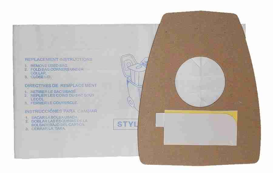 Eureka Style C Canister Paper Bag 52318A - (Pack of 3)