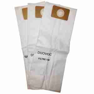 DuoVac / Husky OEM Filtre-196 Central Vacuum HEPA Bag - (Pack of 3)