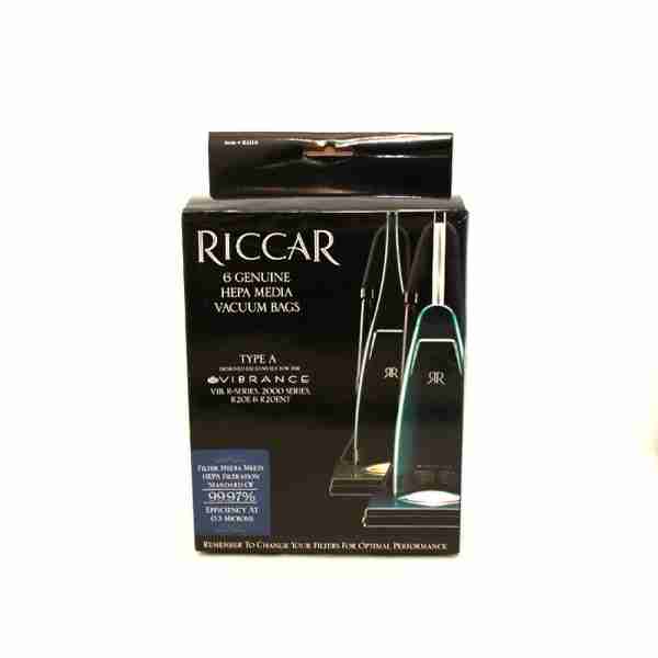 Riccar OEM Vibrance Type A Upright HEPA Bag RAH - (Pack of 6)