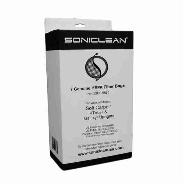 Soniclean OEM Style U-1 Upright HEPA Bag SUF-0520 - (Pack of 7)