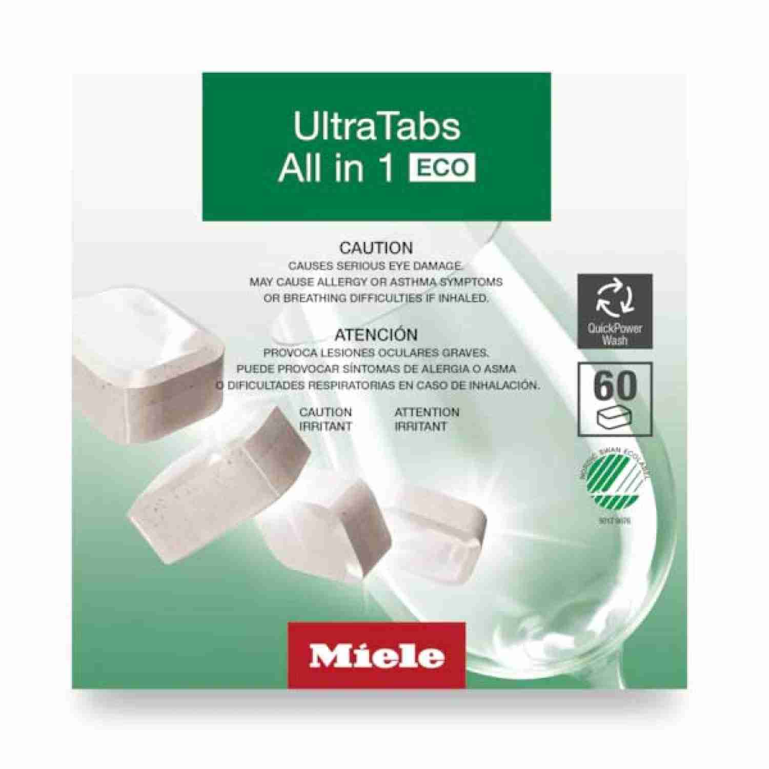 Miele ECO Dishwasher UltraTab Detergent - (Pack of 60)