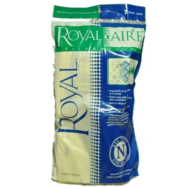 Royal OEM Type N Upright Vacuum Cleaner Bags - (Pack of 7)