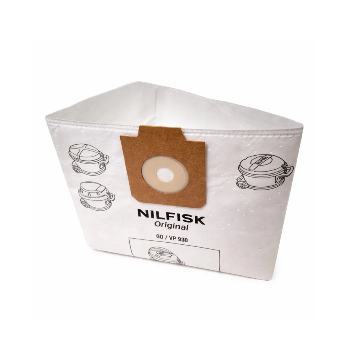 Nilfisk Euroclean OEM GD930 / VP930 Canister HEPA Bag 107420784 - (Pack of 10)
